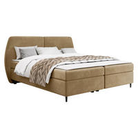 BOXBETT Madryt - Schwarz/Braun, Holz/Holzwerkstoff (160/200cm) - MIRJAN24