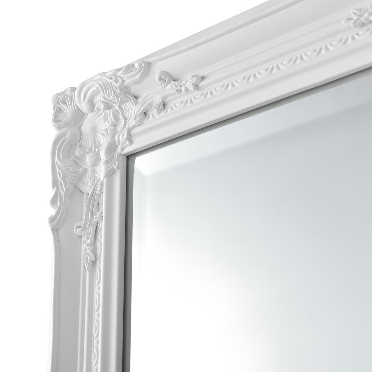 WANDSPIEGEL Livorno - Weiß, Glas/Holz (28.5/132/118cm) - [en.casa]