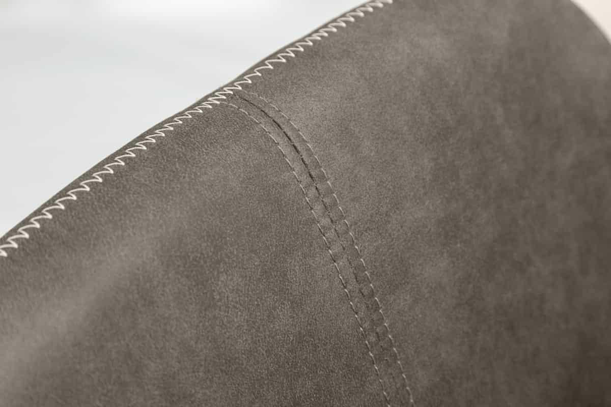 STUHL MUSTANG Microfaser Taupe 80 cm - Taupe/Schwarz, Textil/Metall (57/77/61cm) - riess-ambiente