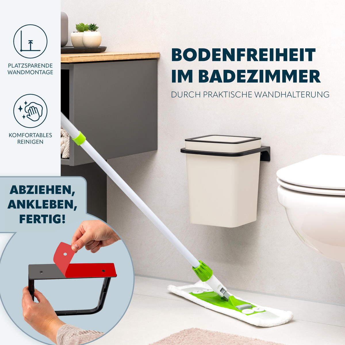 KOSMETIKEIMER SAVONA 6 Liter, beige - Beige, Kunststoff (20.5/25/21.5cm) - bremermann