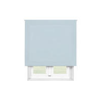 ROLLO Polyester Transluzent Hellblau 160x175 - Hellblau, Textil (160/175/1cm) - Purline