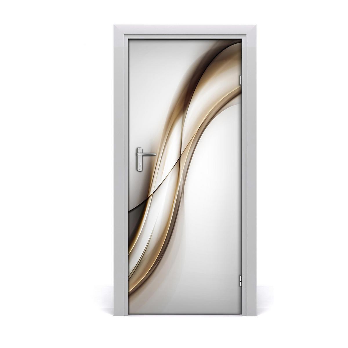 TÜRAUFKLEBER 85x205 cm Dekorativ für Türen - Cappuccino, Kunststoff (85/205/0.01cm) - TULUP