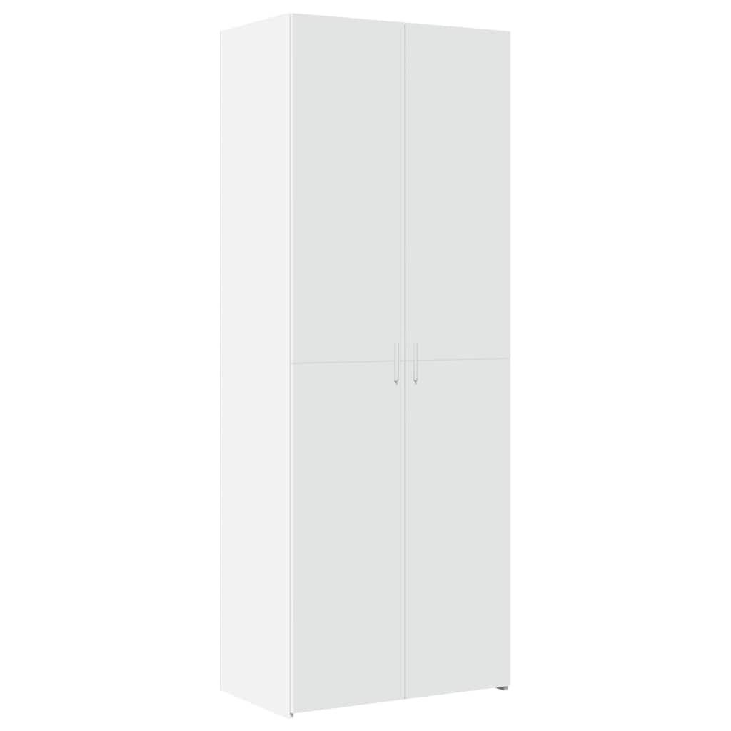 HIGHBOARD Weiss 70/42.5/185 Cm Holzwerkstoff - Weiß, Holzwerkstoff (42.5/185/70cm) - vidaXL