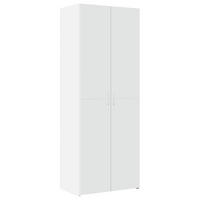 HIGHBOARD Weiss 70/42.5/185 Cm Holzwerkstoff - Weiß, Holzwerkstoff (42.5/185/70cm) - vidaXL