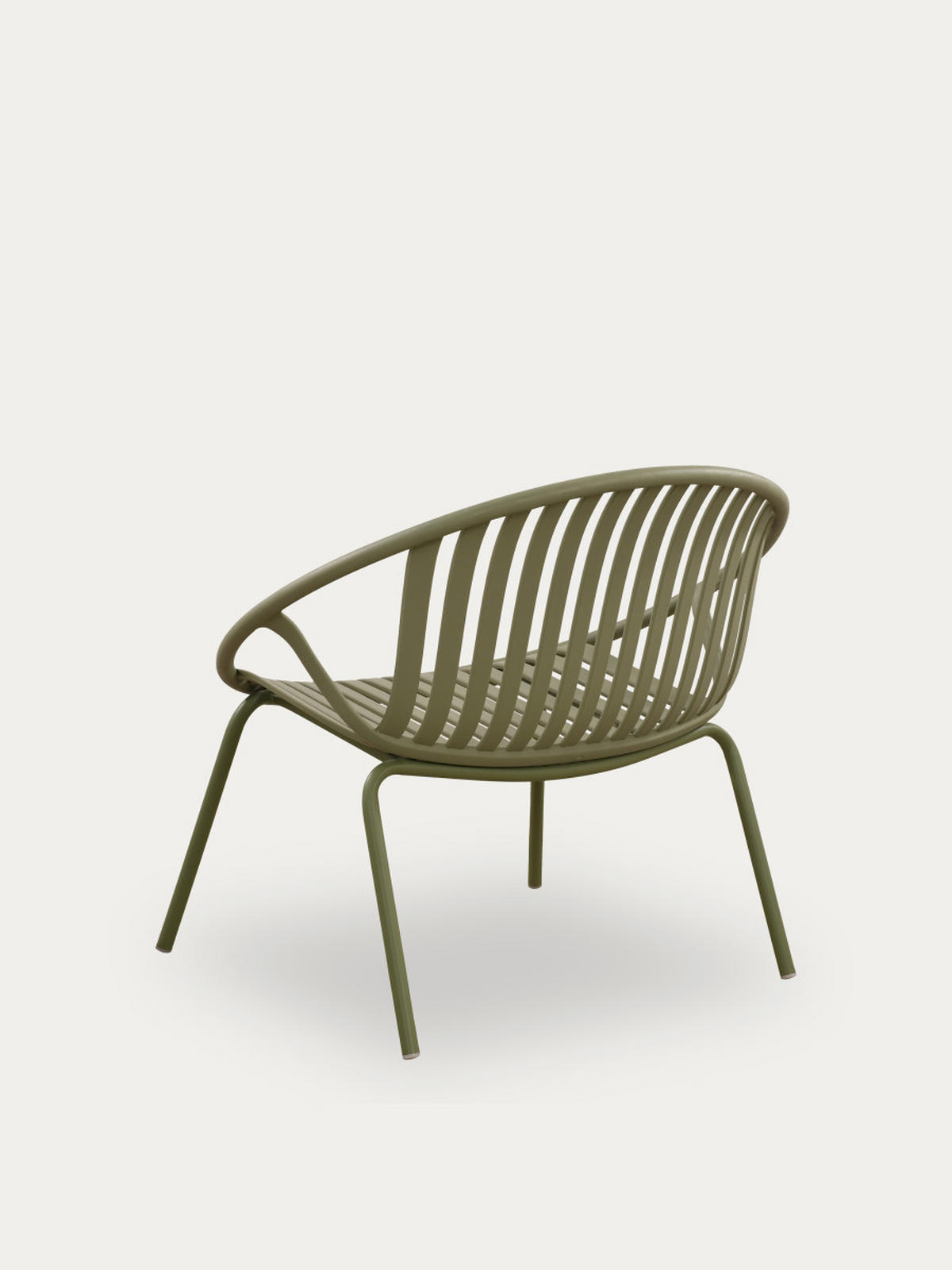 LOUNGESESSEL Barow Grün 79.5 cm x 72.5 cm - Grün, Kunststoff (79/72/71cm) - Kenay Home