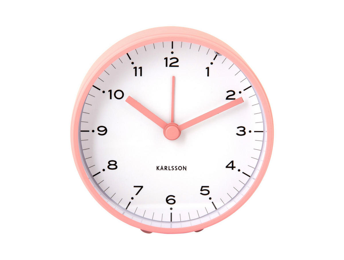 WECKER Circus Rings 9/9/1 cm - Pink, Metall (9/1/9cm) - Karlsson