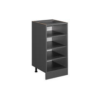 KÜCHENREGAL R-Line Anthrazit 40 cm ohne AP - Anthrazit, Holzwerkstoff (40/81.6/44cm) - Vicco