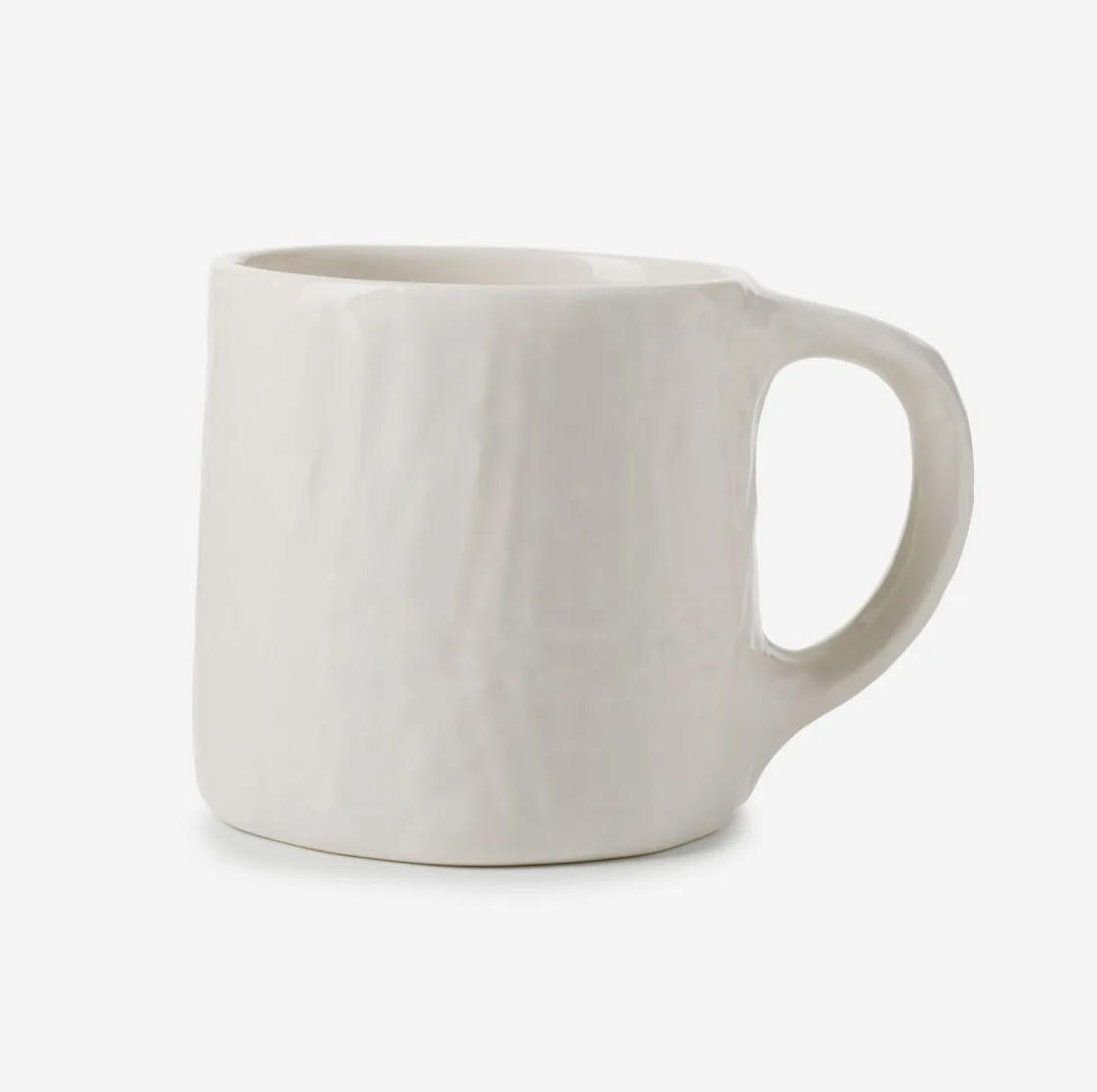 MUG / HENKELBECHER YLI 33 CL Alabaster Weiss - Weiß, Keramik (0.33L) - Revol Porcelaine France