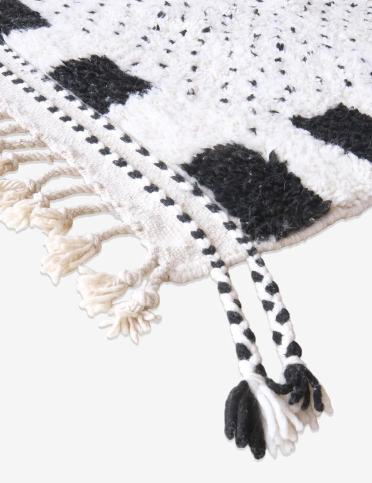 BERBERTEPPICH grafisch Wolle 218x 322 cm - Weiß, Naturmaterialien (218/322cm) - AFK Living