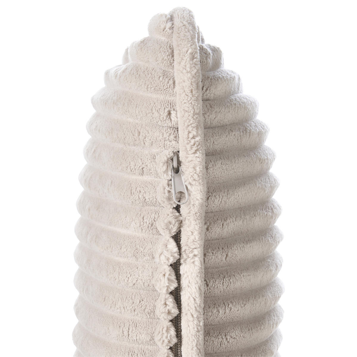 SCHAUKELSESSEL Hellbraun Sorsele - Hellbraun/Beige, Textil (65/79/81cm) - Beliani