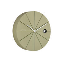WANDUHR Destacado Cuckoo Grün 28/6/28 cm - Grün, Kunststoff (6/28/28cm) - Karlsson