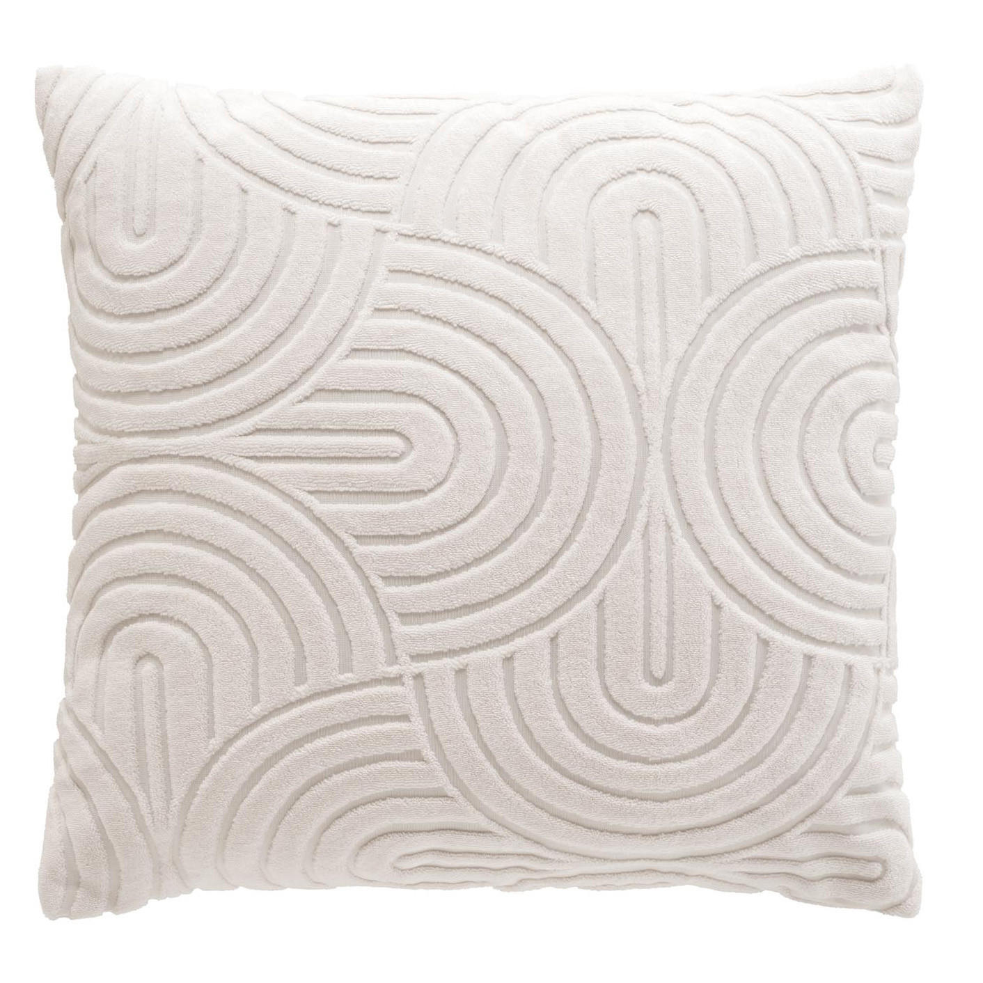 KISSENBEZUG Frottee Solly 40/40 cm - Weiß, Textil (40cm) - Douceur d´intérieur