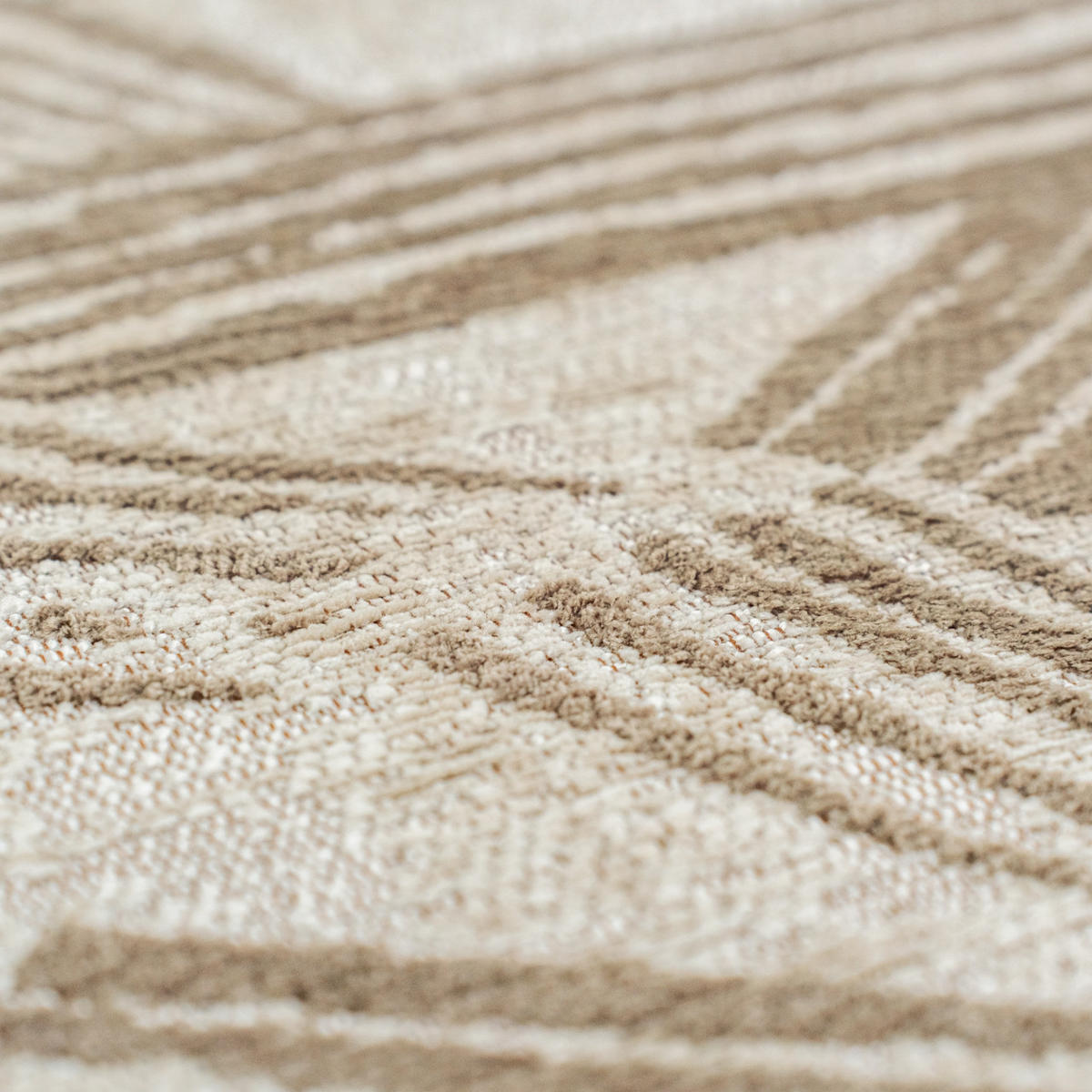 TEPPICH Dune Meditation Kanji 240/340 cm - Weiß, Kunststoff/Textil (240/340cm) - Louis De Poortere