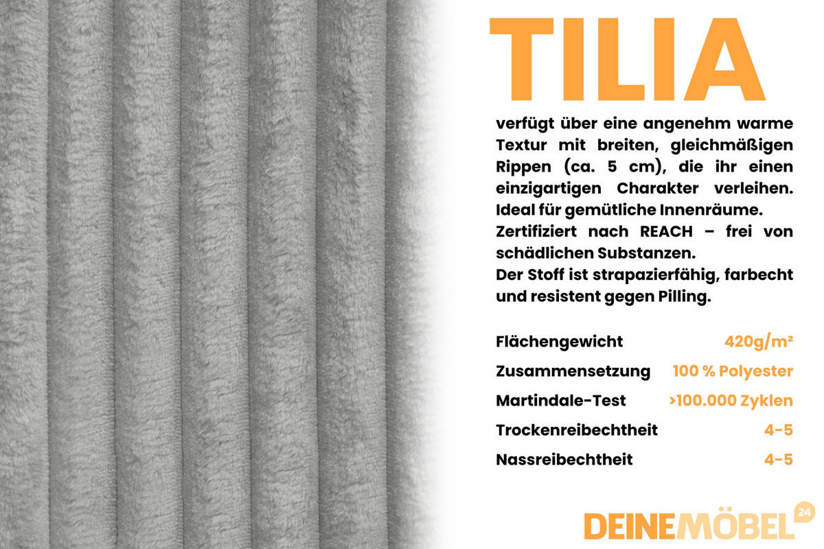 BOXBETT TEXAS 140/200 in Cord Hellgrau mit Bonell-Federkernmatratzen H3 - Hellgrau, Holz/Holzwerkstoff (140/200cm) - Deine Möbel 24
