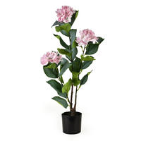 KUNSTBLUME Viridis Rosa 13x13x78 cm Kunststoff - Rosa, Kunststoff (78cm) - Mondex