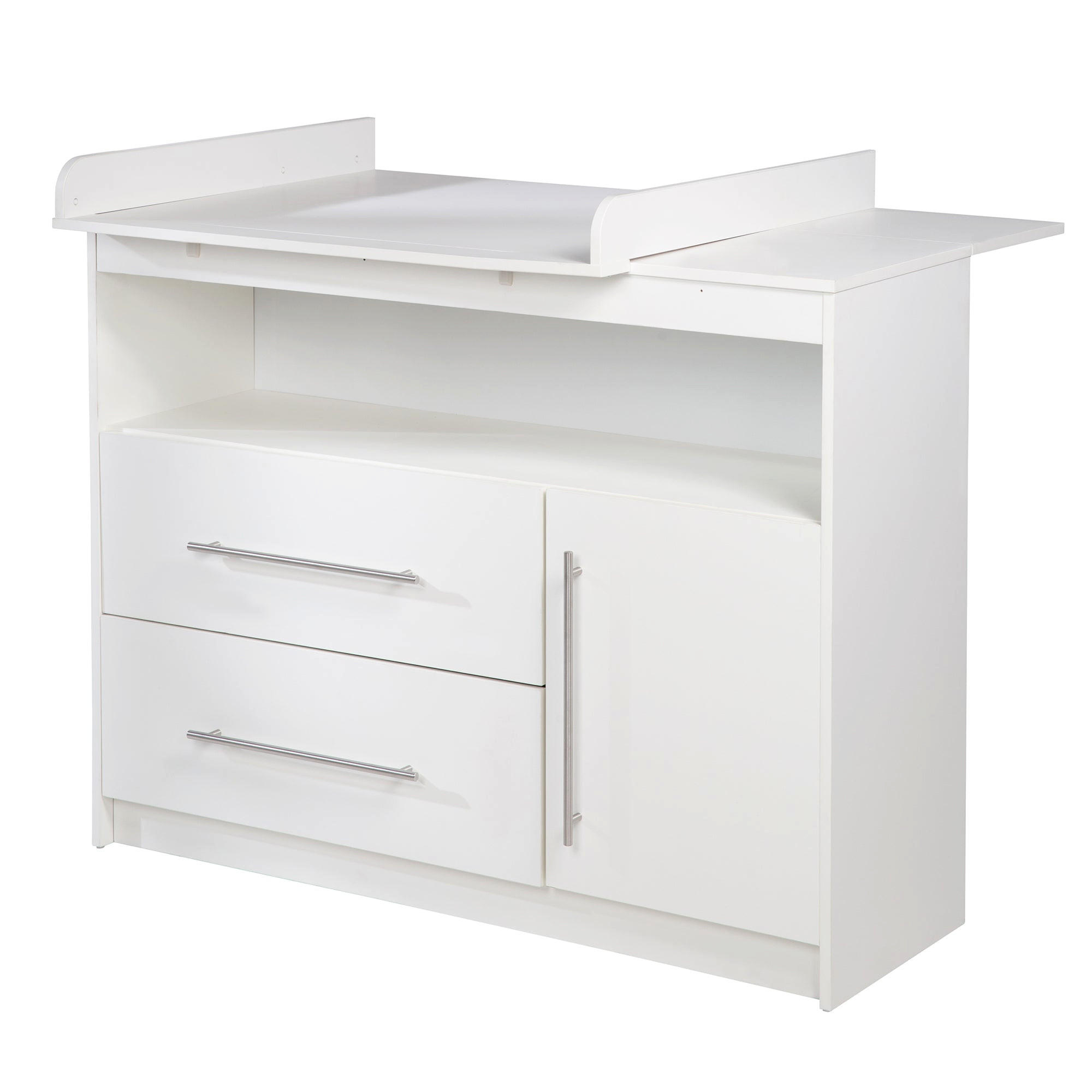 WICKELKOMMODE Maren - Weiß, Holzwerkstoff/Metall (117/98/75cm) - Roba