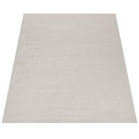 KURZFLORTEPPICH Waschbar, einfarbig, Creme, 60 x 100 cm - Beige, Textil (60/100cm) - KADIMA DESIGN
