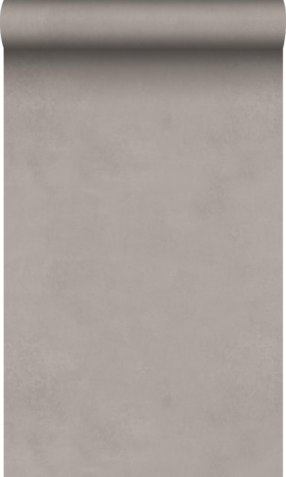 TAPETE Lehmputz 50 x 900 cm - Grau, Papier (50/900cm) - Origin Wallcoverings