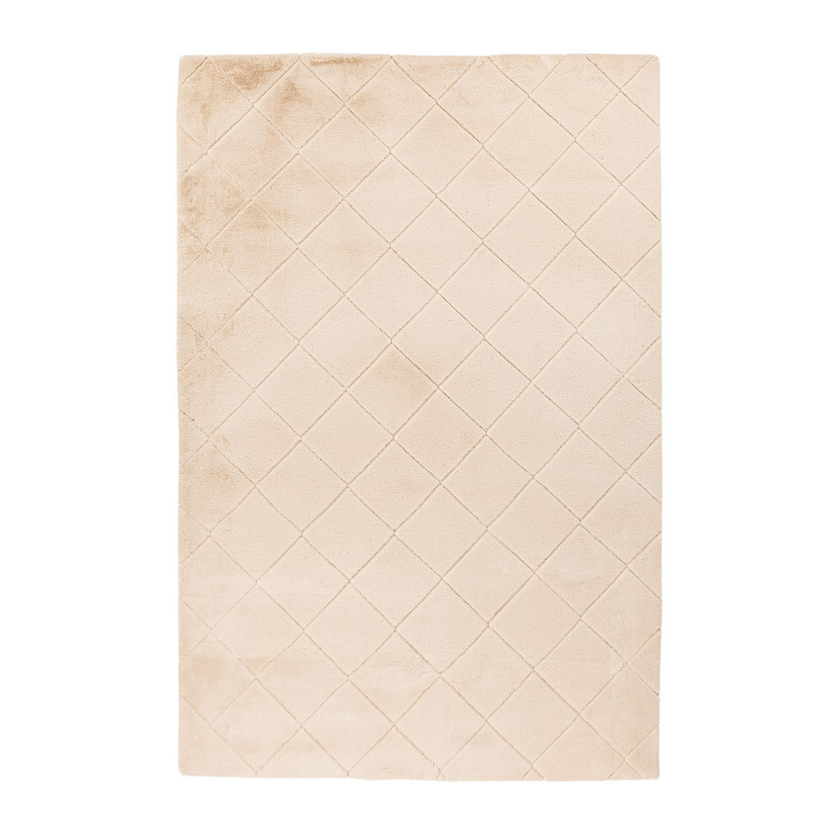 HOCHFLOR-TEPPICH Moment 600 Beige 120x170 cm - Beige, Textil (120/170cm) - carpet city