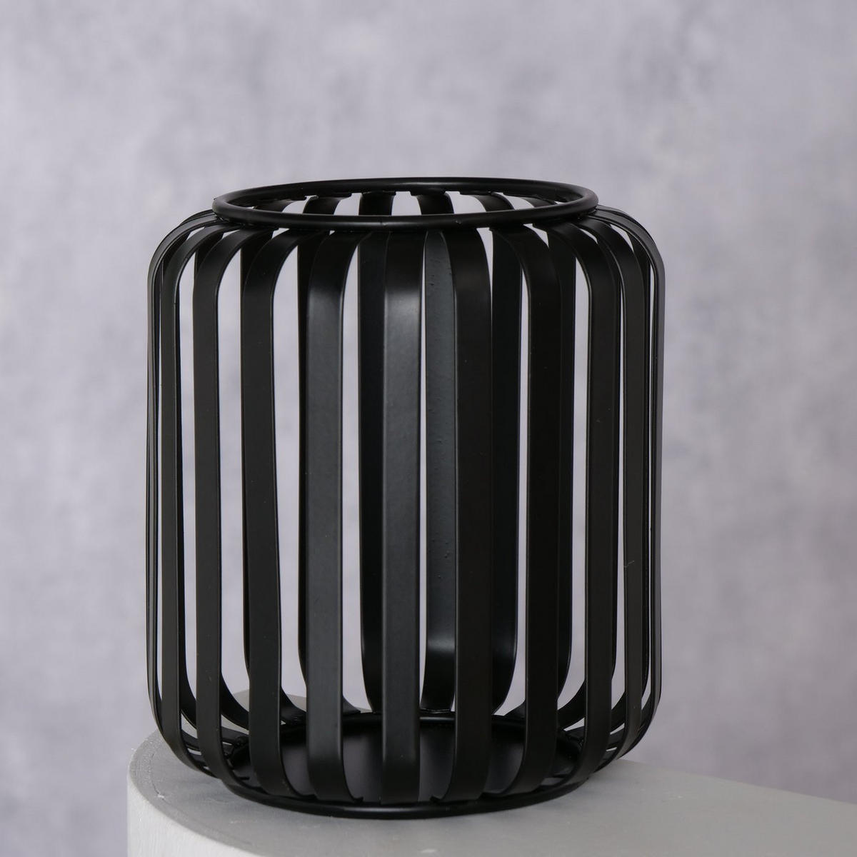METALLLATERNE Viki 10/10/12 cm - Schwarz, Metall (10/12/10cm) - Boltze Home