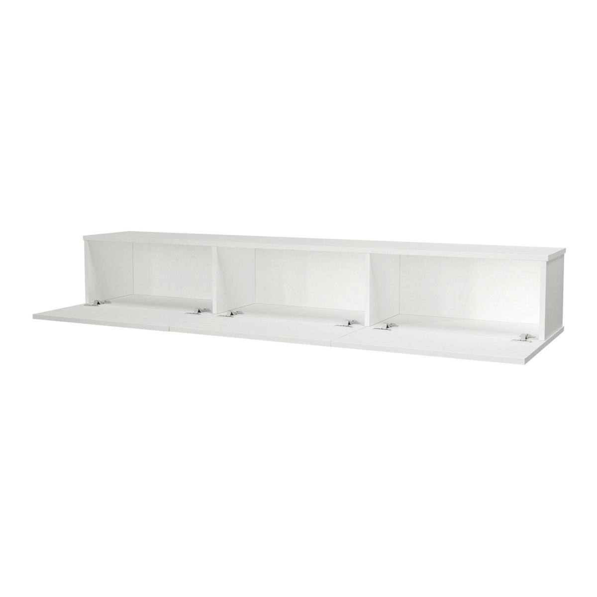 TV-ELEMENT Vihti - Weiß, Holzwerkstoff (180/29.5/31cm) - [en.casa]