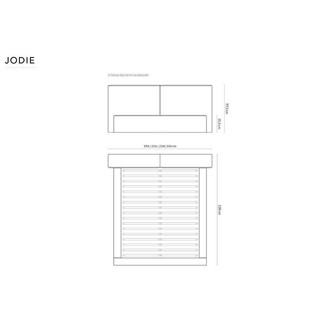 Thumbnail - Micadoni Bett, Beige, Textil, 160x200 cm, Hergestellt in Europa, Oeko-Tex®, Schlafzimmer, Betten, Polsterbetten