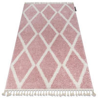 TEPPICH Berber 140/190 cm - Pink, Textil (140/190cm) - rugsX