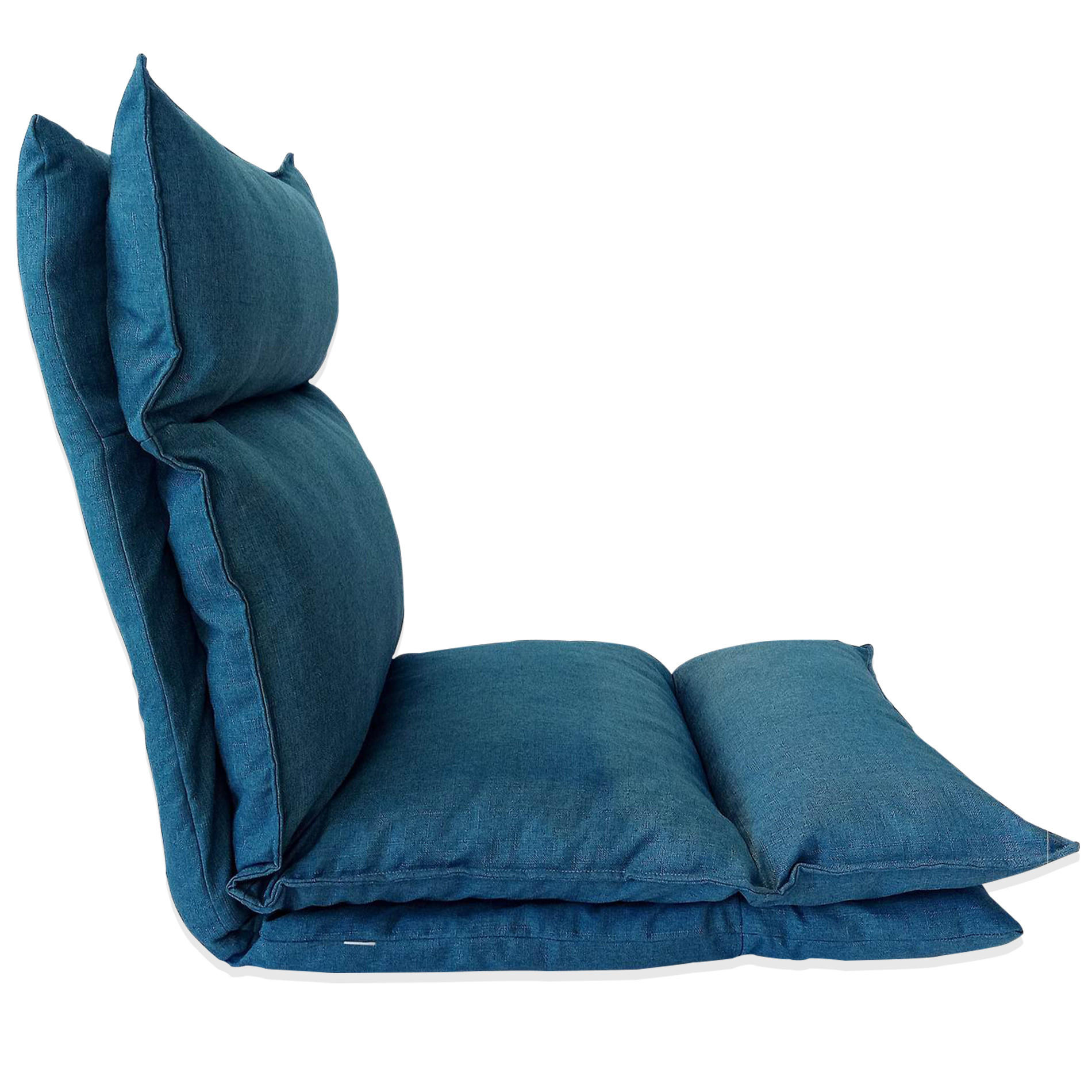 MEDITATIONSTUHL Blau 15/56/135 cm - Blau, Textil (15/135/56cm) - Mobili Rebecca