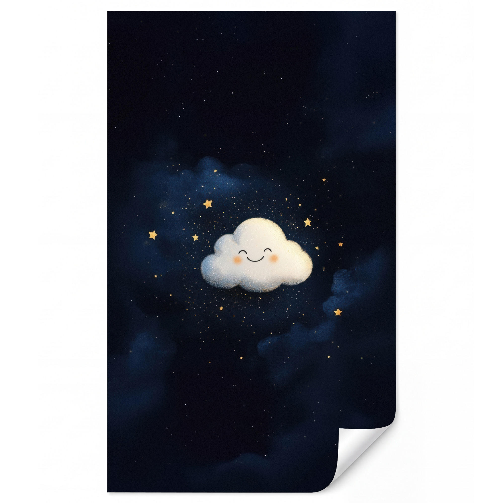 OnlyWow Kindertapete Schwarz 160x280 cm