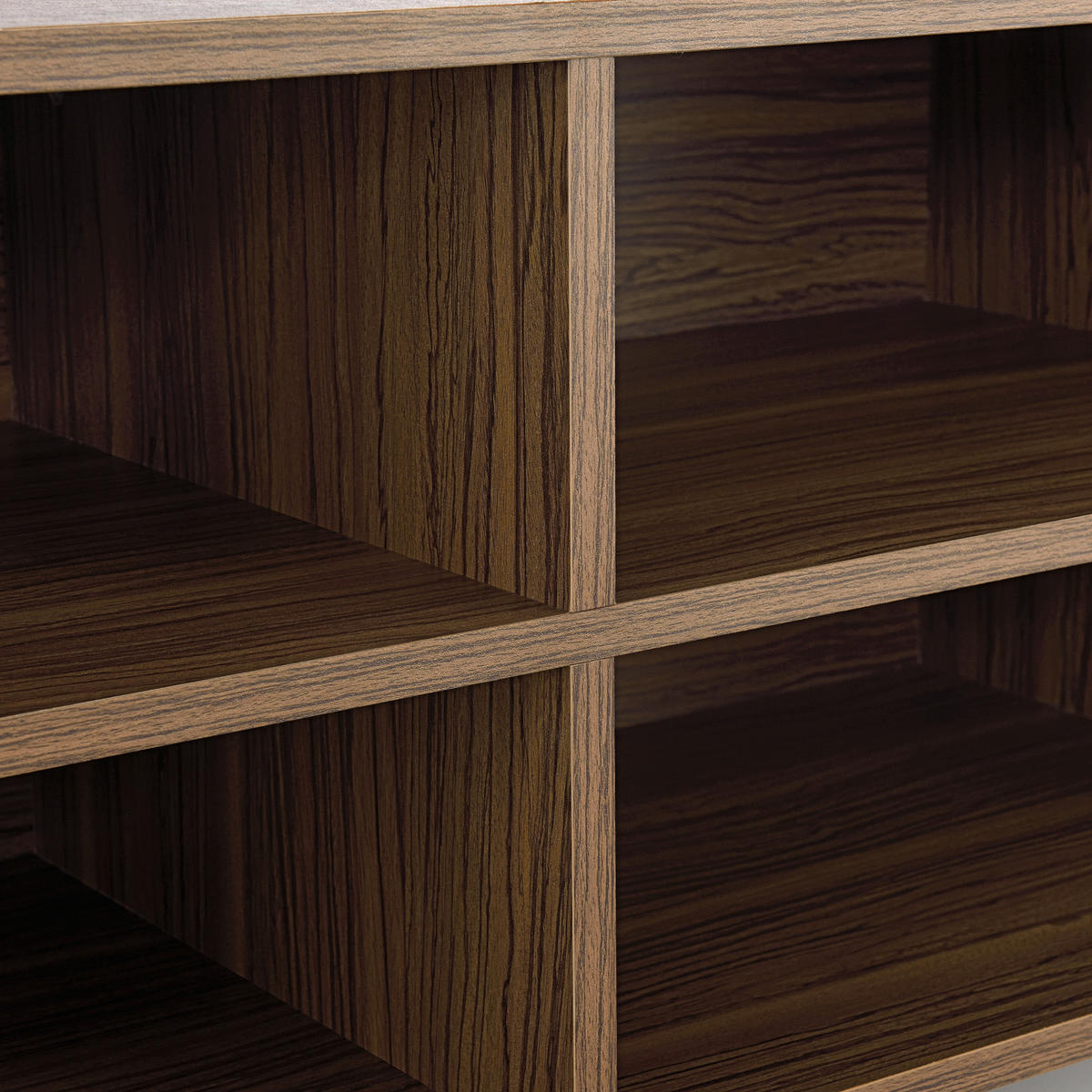 LOWBOARD Gränne - Dunkelbraun, Holzwerkstoff/Kunststoff (90/40.5/35cm) - [en.casa]