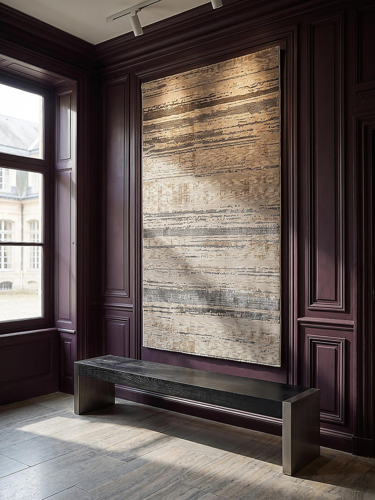 KURZFLORTEPPICH HORNER, Streifen, Natur, 160 x 230 cm - Beige, Textil (160/230cm) - KADIMA DESIGN
