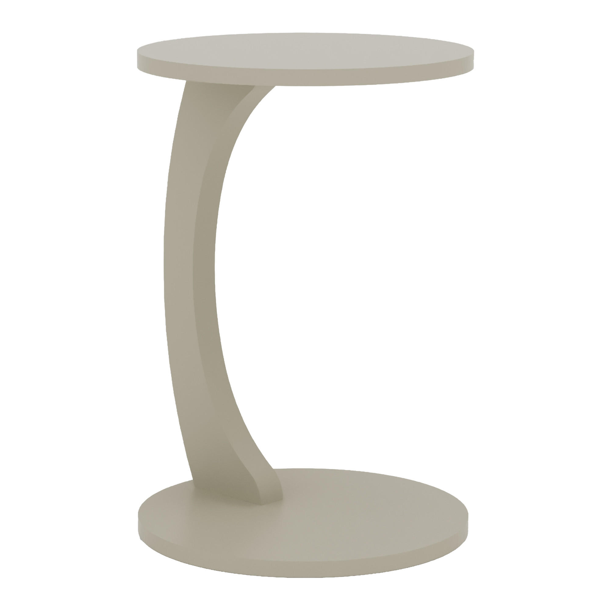 BEISTELLTISCH Holeby - Sandfarben, Holzwerkstoff (38/38/56cm) - [en.casa]