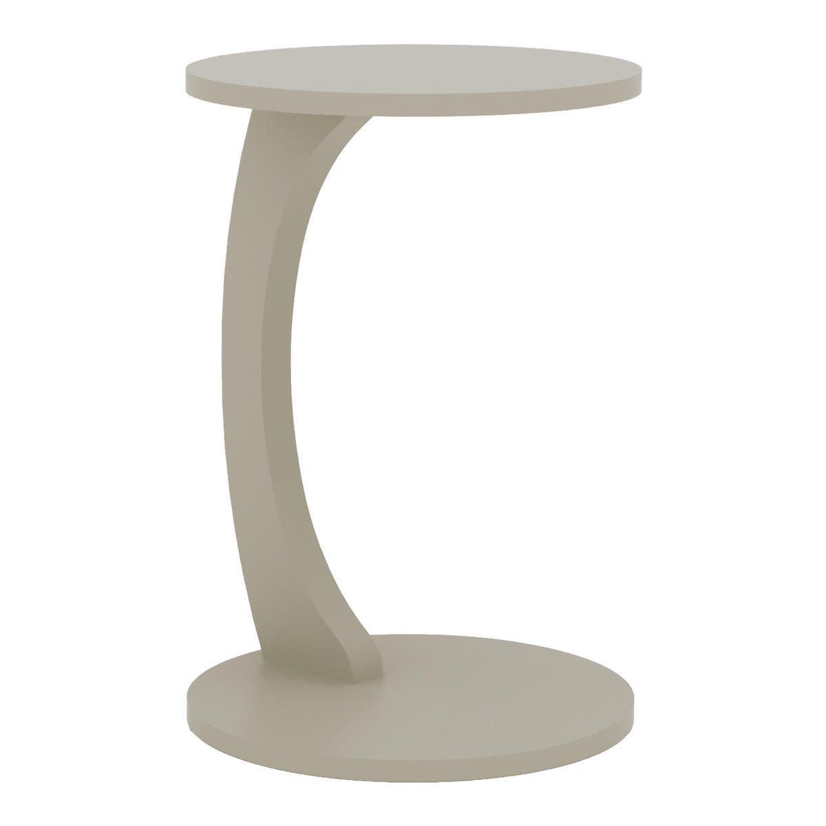 BEISTELLTISCH Holeby - Sandfarben, Holzwerkstoff (38/38/56cm) - [en.casa]