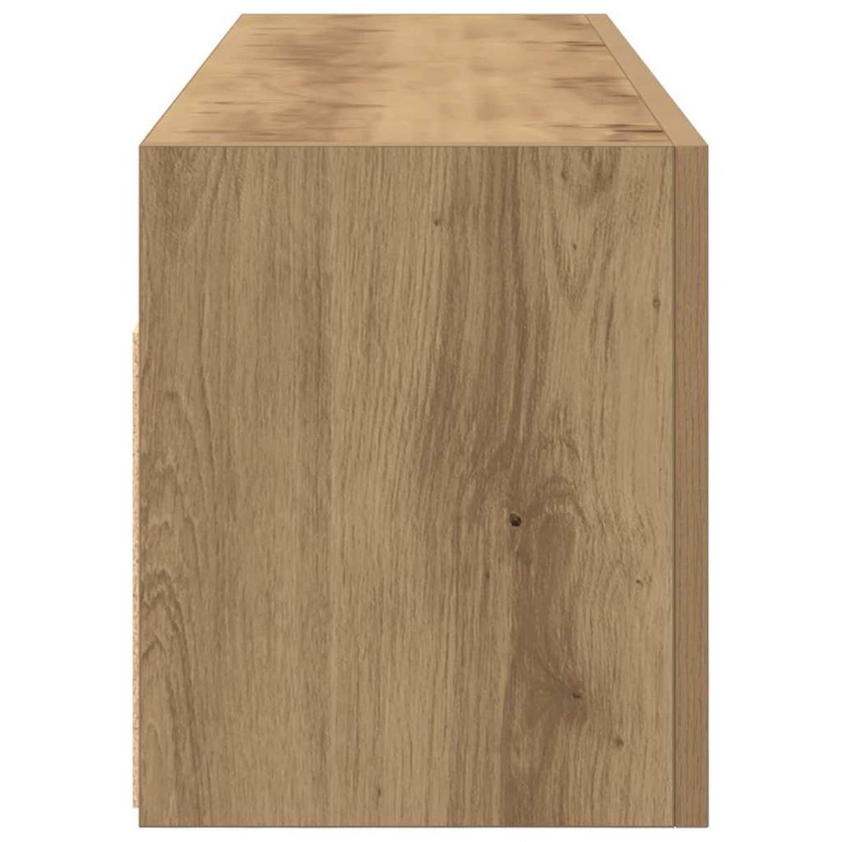 BAD-WANDSCHRANK Artisan-Eiche 100/25/30 Cm Holzwerkstoff - Braun, Holzwerkstoff (25/30/100cm) - vidaXL