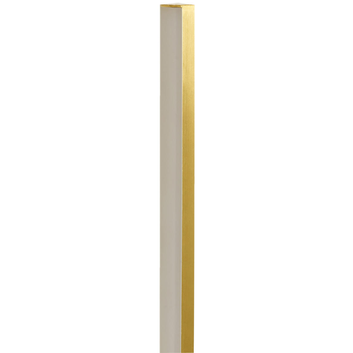 LED-WANDLAMPE Gold/Schwarz Ingenio - Goldfarben/Schwarz, Metall (8/90/8cm) - Beliani