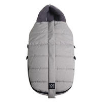 KINDERWAGEN-FUSSSACK Mila, light grey melange - Grau, Textil (48/7/105cm) - Kaiserbaby