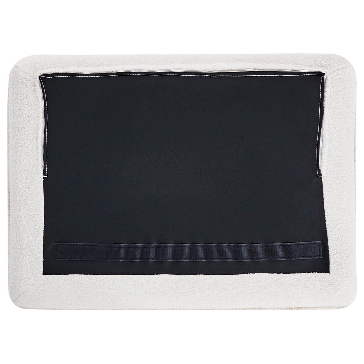 POHOVKA 3-místná Bouclé Krémově bílá Frederica - krémová, textil (200/77/80cm) - Beliani