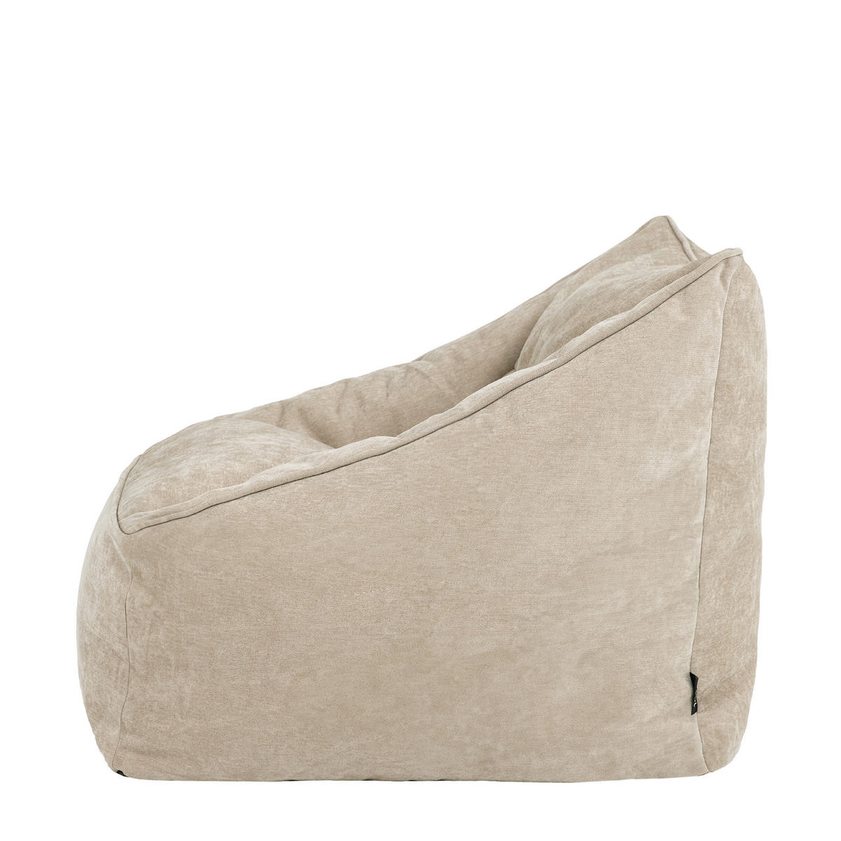 SITZSACK Sessel Chenille Natalia - Beige, Kunststoff/Textil (100/80/88cm) - icon