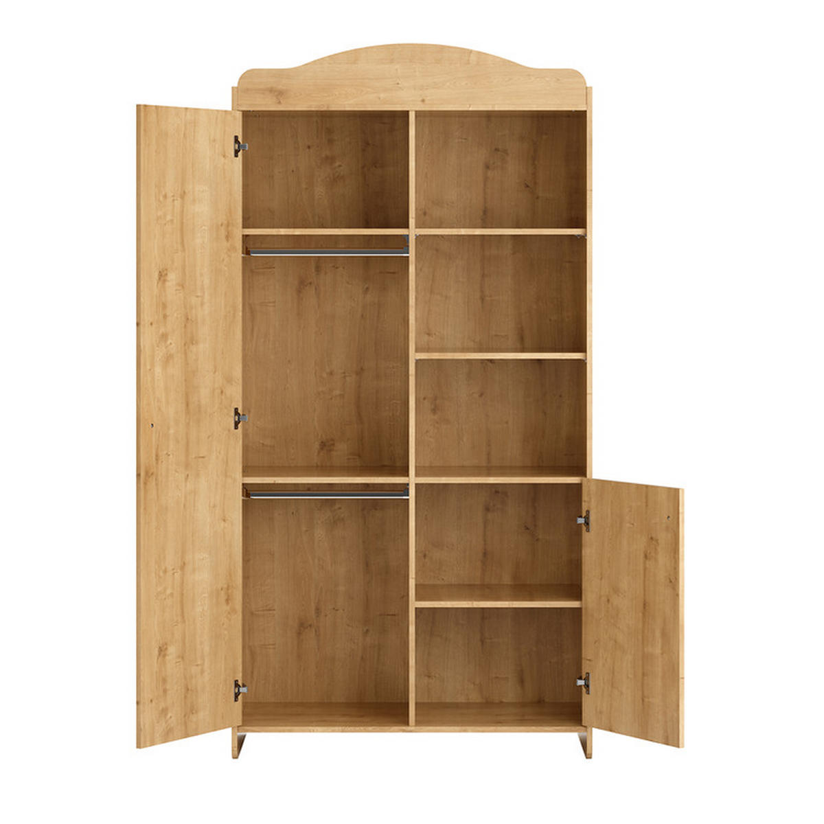 SKŘÍŇ 2DVEŘOVÁ Megeve Dřevo - hnědá, kompozitní dřevo (100/199/50.1cm) - Petits-meubles