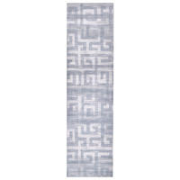 KOBEREC Šedý 80/300 cm Beydag - šedá/tmavě šedá, textil (80/300cm) - Beliani