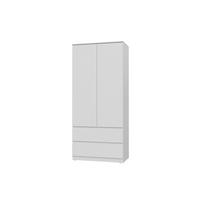 KLEIDERSCHRANK Weiß 90/203/50 - Weiß, Holzwerkstoff (90/203/50cm) - RAUMHIRSCH FURNITURE