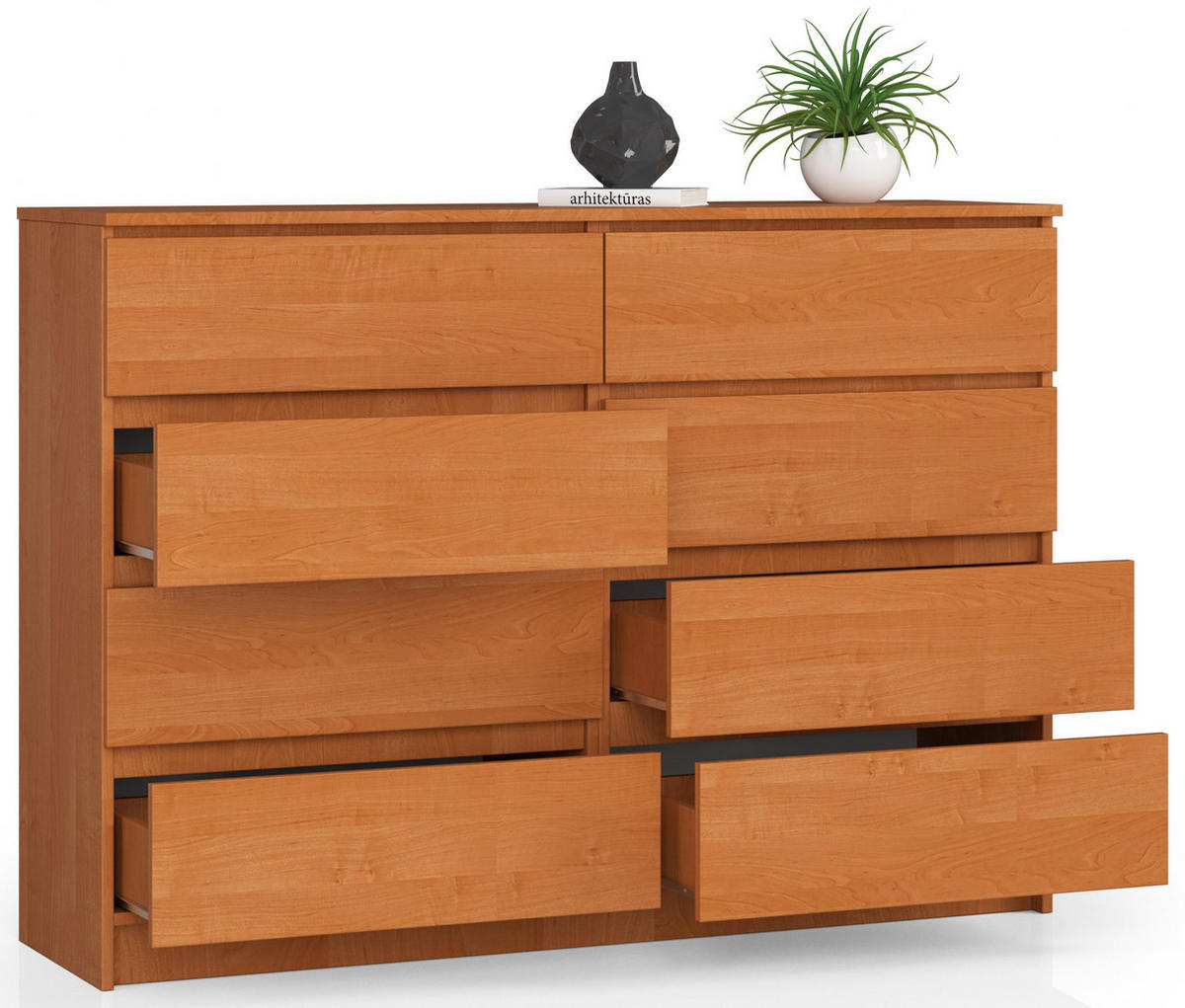 KOMMODE Erlefarben 99/138/40 - Erlefarben, Holzwerkstoff (138/99/40cm) - RAUMHIRSCH FURNITURE