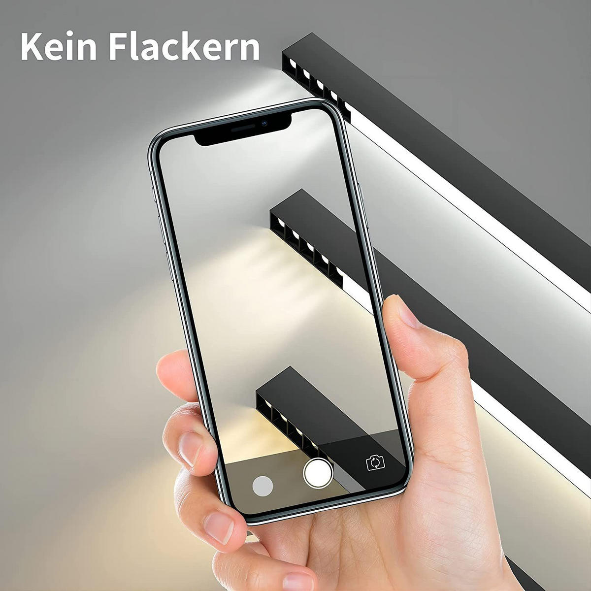 LED-DECKENLEUCHTE Ritter 80/3.5/5.5 cm - Schwarz, Metall (3.5/80/5.5cm) - Nettlife