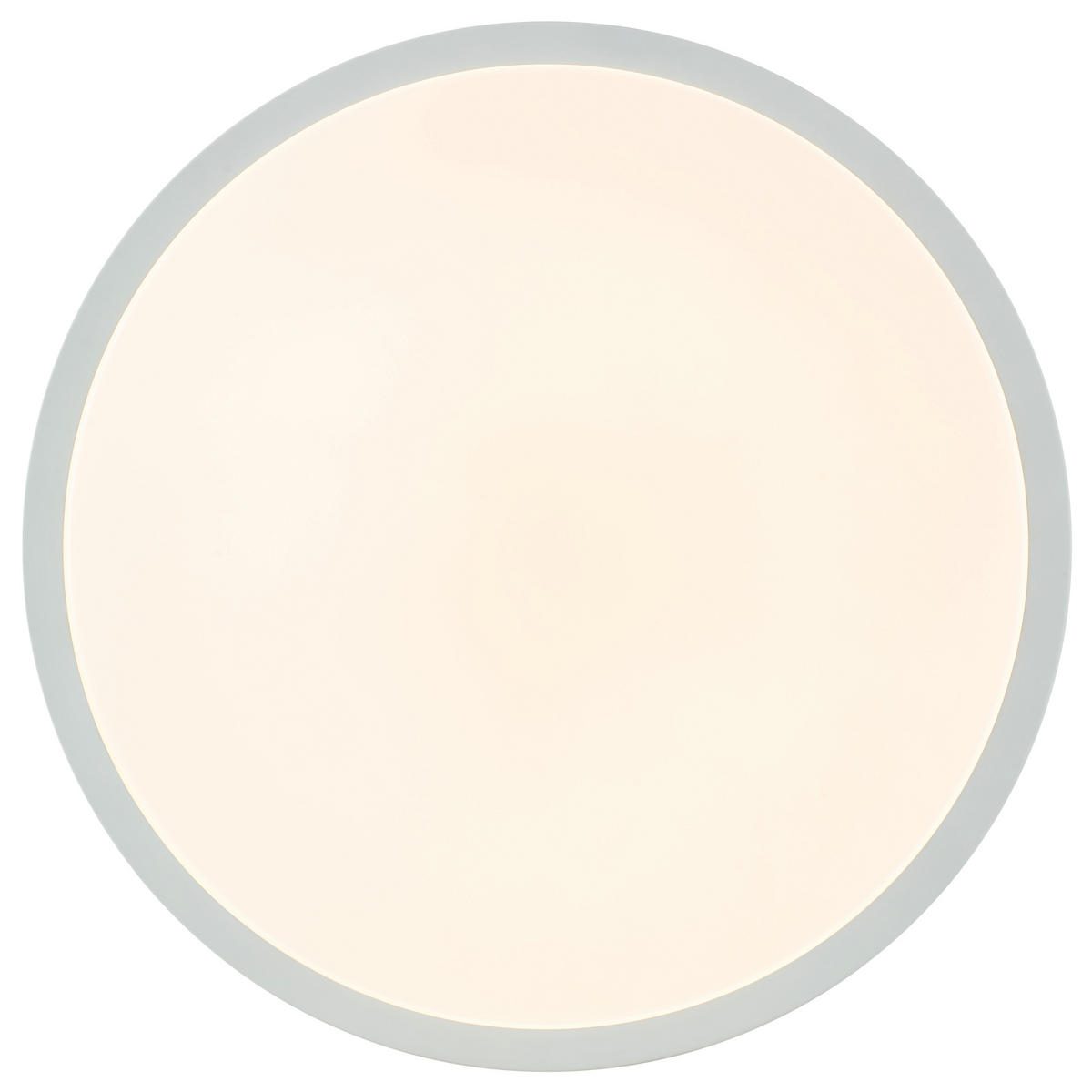 LED DECKENLEUCHTE Livas Weiß 33/33/7 cm - Weiß, Metall (33/33/7cm) - Brilliant