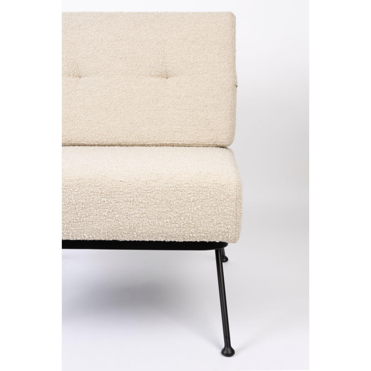 SESSEL Bowie Bouclé Beige - Beige, Textil (68/83/73.5cm) - Zuiver