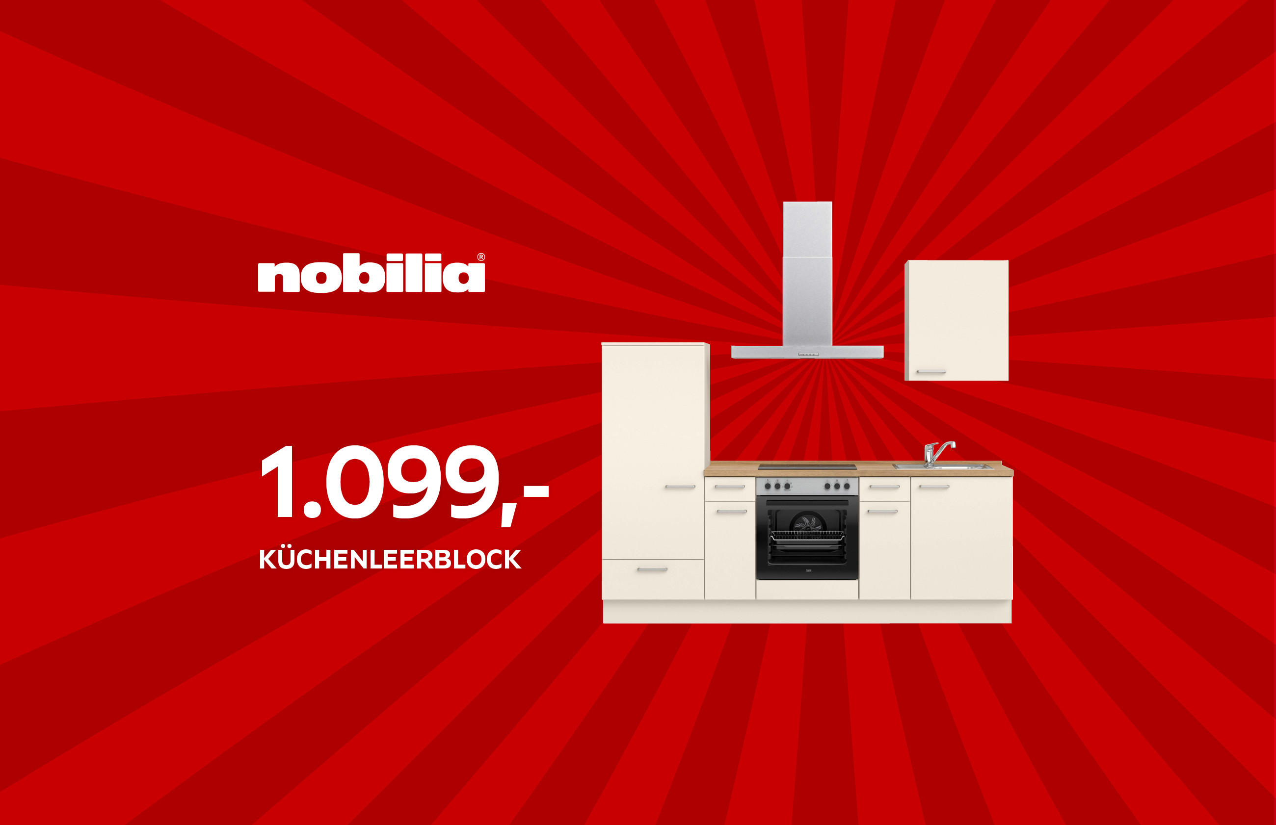 nobilia 1.099,- küchenleerblock
