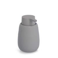 SEIFENSPENDER - Keramik, Grau - Grau, Keramik (8.8/13.7/8.8cm) - Zeller Present