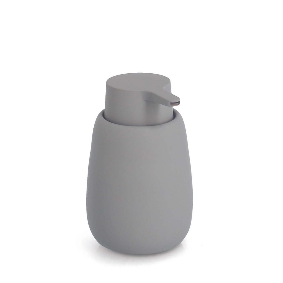 SEIFENSPENDER - Keramik, Grau - Grau, Keramik (8.8/13.7/8.8cm) - Zeller Present