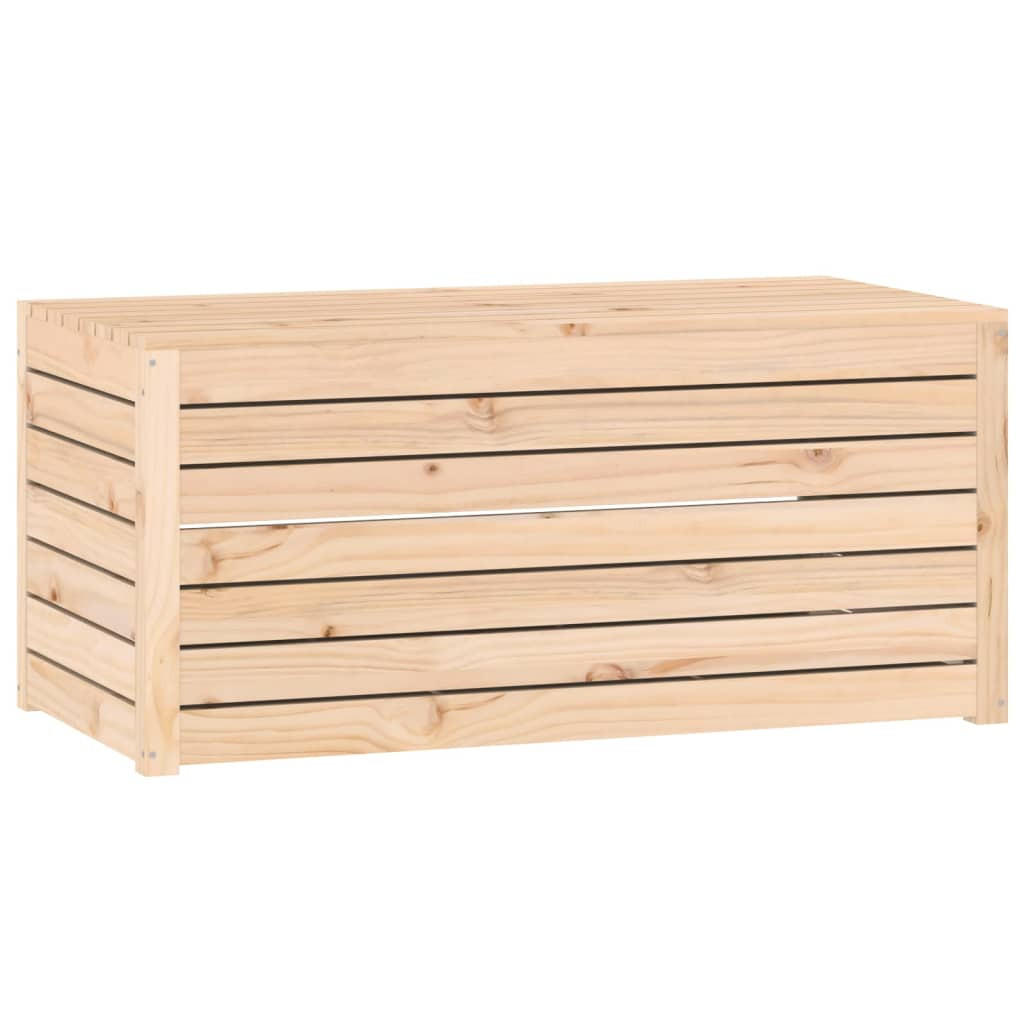GARTENBOX 101x50,5x46,5 cm Massivholz Kiefer - Kieferfarben, Holz (101/46.5/50.5cm) - furnicato