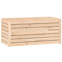 GARTENBOX 101x50,5x46,5 cm Massivholz Kiefer - Kieferfarben, Holz (101/46.5/50.5cm) - furnicato